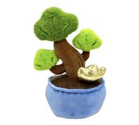 Wisylizv Juguete de peluche árbol de dinero - Linda muñeca de planta en maceta | Acolchado para la noche Relájate y hazte rico | Adorable estantería de escritorio para la c
