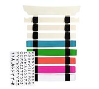 Wisylizv Karate Belt Display Rack - Karate Belt Organizer with Hanger and Stickers | No Assembly Required Sports Equipment Storage Rack For Children Women Adults Men Kids Teens Beginners