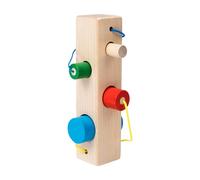 Wisylizv Kids Lacing Toy | Wooden Cylinder Match Puzzle | Educational Learning Matching Toy, Interactive Matching Activity Puzzles For Fine Motor Skills