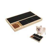 Wisylizv Kratzbrett Hunde - Interaktive Schleifmatte mit Leckerfach | Nagelpflege-Brett für Wohnung | für Ecke, Schlafzimmer, Wohnung, Zuhause, Eingangsbereich