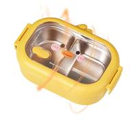 Wisylizv Little Yellow Duck Lunch Box - Cute Cartoon Insulated With Soup Bowl | Vacuum Thermal Food Jar For School Picnic Travel, Fun Kawaii Design Gift For Children Boys Girls