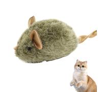 Wisylizv Mäusespielzeuge Katzen, Mäuse Katzen - Realistisches Kätzchenkauspielzeug - Plüsch Realistische Niedliche Kätzchen Interaktive Mäuse Katze Quietschen Für Innentiere