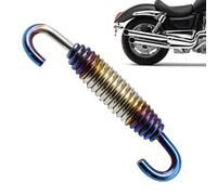 Wisylizv Muelle del silenciador de escape | Muelle del silenciador de motocicleta de acero inoxidable | fuerte tracción modificada Elástico de larga duración para automóviles para scooter de