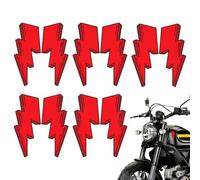 Wisylizv Pegatinas de Bicicleta Lightńing Bolt - Calcomanías de Vinilo Reflectante | Pegatinas de Coche para Casco de Bicicleta | Calcomanías de Ciclismo Decorativas Personalizadas Impermeables para