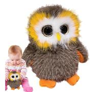 Wisylizv Peluche de búho relleno, bonito búho de ojos grandes, decoración cómoda, animales pequeños para varios festivales y celebraciones, niños