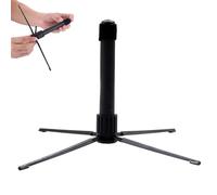Wisylizv Portable Music Stand | Foldable 4 Legged Instrument Accessories | Flute Clarinet Stand | For Travel Classroom Home Doorway Halloween Holiday Birthday Party Family Friends Drumming
