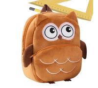 Wisylizv Preschool Backpack - Cute Cartoon Owl Soft Schoolbag | Kids Book Bag For Daycare Preschool Zoo Activities Snacks Toys Park Garden Camping Picnic Walking
