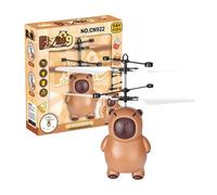 Wisylizv Sensor Helicopter | Glowing Flying Crystal Ball | Interactive Capybara Shaped Flying Character With LED Lights | Rechargeable Aviation Fun For Boys And Girls