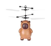 Wisylizv Sensor Helicopter | Glowing Flying Crystal Ball | Interactive Capybara Shaped Flying Character with LED Lights | Rechargeable Aviation Fun For Boys and Girls