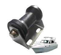 Wisylizv Stationary Keel Roller | Steel Boat Trailer Rollers with Brackets | Keel Roller Assembly Kit | Boating Tool For 2-3 Inches Trailer Tongue Frame