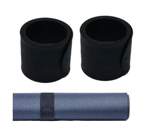 Wisylizv Yoga Mat Carrying Strap | Silicone Heavy Duty Bands | Yoga Strap For Carrying Mat | For Practice Workout Stretching Studio Home Gym Travel Outdoor Beach Walking