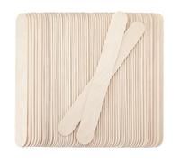 WISYOK 60 PCS Palos Madera, Depresores de Madera, Palitos de Paletas, Palitos de Piruleta, Palitos de Madera para Manualidades en el Hogar y la Escuela-150x18mm