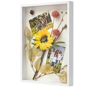 WISYOK Marco de caja, marco de caja de sombra A3, marcos de caja para manualidades 3D de profundidad de 3 cm, marco de fotos profundo, marco de exhibición de medallas para fotos, obras de arte