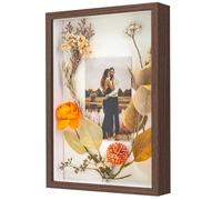 WISYOK Marco de fotos 3D para rellenar, A4, marco de objetos 3D más profundo de 3 cm, marco profundo para pared y escritorio, caja de sombras para fotos, objetos, ramo de boda, obras de arte DIY -31 x