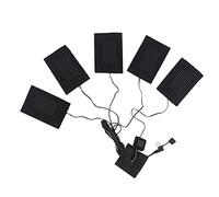 Wisyurt Cojín térmico para ropa USB con 3 velocidades de temperatura regulable, cojín térmico eléctrico para chaleco chaqueta 5 en 1