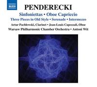 Wit - Penderecki : Sinfoniettes - Caprice pour hautbois