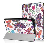 WiTa-Store Smart Cover Carcasa Apple iPad 2017 9,7 Carcasa Flip Case aufstellbare Funda Libro Designer + Gratis Stylus Touch Pen Idylle