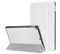 WiTa-Store Smart Cover Carcasa Apple iPad 2017 9,7 Carcasa Flip Case aufstellbare Funda Libro Designer + Gratis Stylus Touch Pen Blanco Weiß