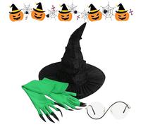 Witch Accessories, Costume Glasses, Role Play Props, Lightweight Design, Durabled Frame for Halloween Party Cosplay Gathering Outdoor Travel Masquerade, 3piece