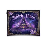 Witch Aesthetic - Bolsa de maquillaje con cita mágica para sombrero, 7 x 9