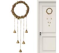 Witch Bells, Witch Wind Chime, Bell Ornament Hanger, Aesthetic Outdoor Charm, Durable Decorative Hanging 25,59 x 8,66 pulgadas para salón, pared, dormitorio, patio, porche, jardín