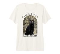 Witch Black Cat Hex The Patriarchy Camiseta Premium