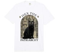 Witch Black Cat Hex The Patriarchy Comfort Colors Adult Heavyweight T-Shirt