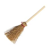 Witch Broom - 6.5x3x0.8cm Accesorios De Escobas En Miniatura | Proporro para Brujas para El Espectáculo De Escenario De La Reunión Familiar De La Reunión Familiar De Las Fiestas De Teatro