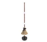 Witch Broom Dancing Decor, 43.5-Inch Floating Animated Broom with Spooky Sounds, Halloween Moving Prop, Perfect for Outdoor Porch Party Yard Decoration, 43.5inches 550g ABS