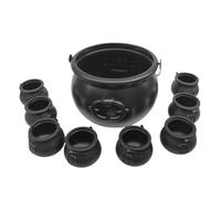 Witch Candy Bucket Jar | Cauldron 9 Pieces Seasonal Tabletop Decorations