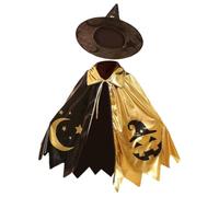 Witch Cloak Kids Halloween Cloak Star Moon Cape Kid Boy Girl Fancy