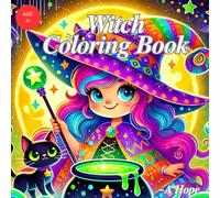 Witch coloring book: Witchy coloring book| Bold and easy| kids and adults coloring book| witch coloringbook|young witch|