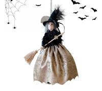 Witch Doll Decoration Spooky Retro Festival Witch Doll Tree Ornaments