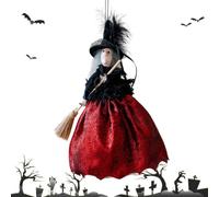 Witch Doll Decoration Spooky Retro Festival Witch Doll Tree Ornaments