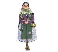 Witch Doll, Kitchen Decor, Handmade Charm Design Exuding Eerie Occult Elegance, Accent Enhancing Ambience, Witch Collectible for Themed Celebrations