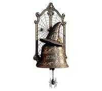 Witch Door Hanger, Resin Spider Web Ornament, Halloween Wind Chimes Bell fo