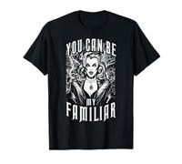 Witch Familiar Halloween Brujería wiccana Arte Pop gótico Camiseta