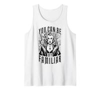 Witch Familiar Halloween Brujería wiccana Arte Pop gótico Camiseta sin Mangas