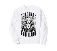 Witch Familiar Halloween Brujería wiccana Arte Pop gótico Sudadera