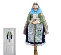 Witch Figurine - Lucky Cooking Doll Ornament, Handcrafted Home Decoration with Charm Design, Festive Halloween Display, Ideal for Kitchen Desk Party Gift