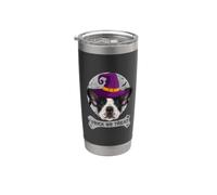 Witch French Bulldog Trick Or Treat Funny Dog Halloween Vaso térmico de acero inoxidable de doble pared