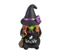 Witch Halloween Decor Halloween - Resin Witch Figurine for Bookshelf Home