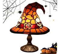 Witch Hat Lamp, Spooky Fun Light, 3.94x7.87 Inches Compact Design, Comfort with Halloween Style, Compact Supply with Desk Use, Home Accessories for Dining Table Balcony Kitchen Bedroom and Dormitories