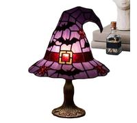 Witch Hat Lamp, Spooky Fun Light, 3.94x7.87 Inches Compact Design, Comfort with Halloween Style, Supply with Desk Use, Home Accessories for Dining Table Balcony Kitchen Usage Bedroom and Dormitories
