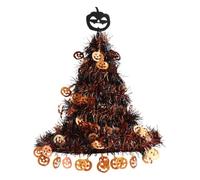 Witch Hats for Women Large Tinsel Skull Party Decorations Pumpkin