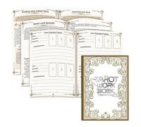 Witch Journal - Cuaderno de aprendizaje, documento para ejercicios de adivinación, registro de meditación de estudio de astrología, seguimiento de energía espacial y personal | Punta