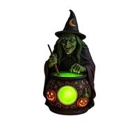 Witch Lamp, Halloween Cauldron Light, Decorative Desktop Table Accent Fix