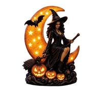Witch Lamp Spooky Resin Decorative Atmosphere Light Decor