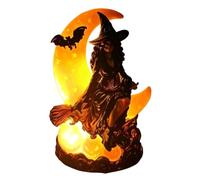 Witch Lamp - Spooky Resin Halloween Ambiance Lamp | Atmosphere Light Decor