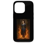Witch Lighting Cigarette with Flames Occult Unholy Funny Carcasa para iPhone 13 Pro